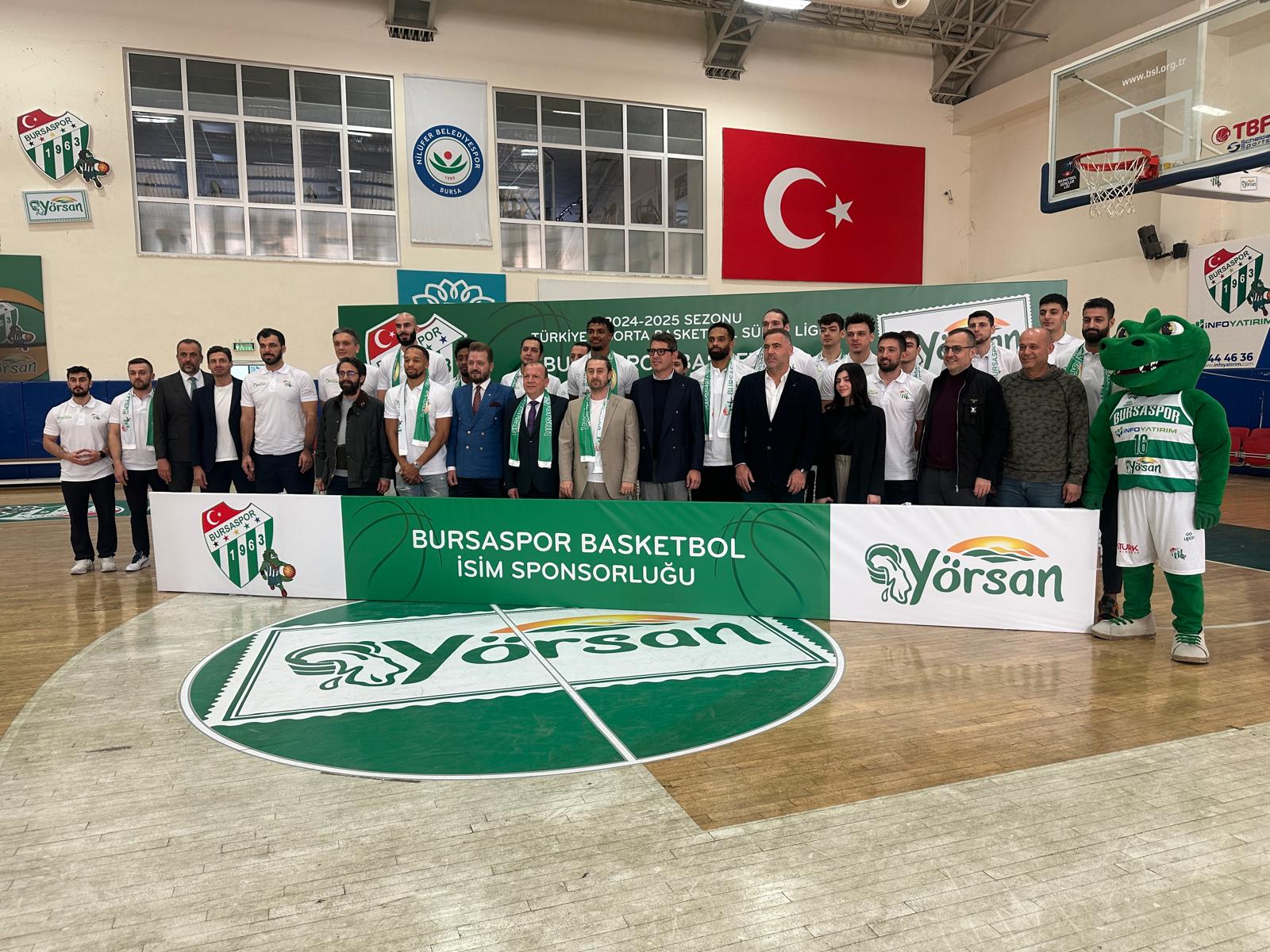 Bursaspor Basketbol’un yeni isim sponsoru belli oldu Semih Özçalık / Bursam Medya Ligde ve Avrupa’da başarılı bir