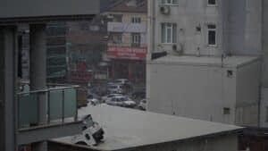 Bursa merkez ile Osmangazi, Yıldırım ve Nilüfer ilçelerinde yağan yağmur,