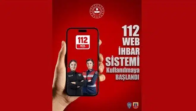 “112 Web İhbar Sistemi” devrede İçişleri Bakanlığı‘nın sosyal medya hesabından yeni ihbar sistemine yönelik yapılan