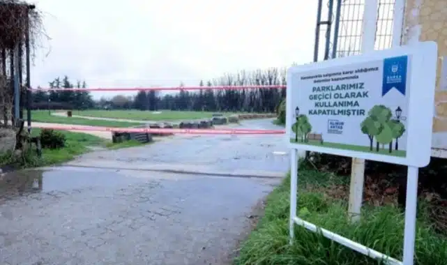 Bursa’da 2 park geçici olarak kapatıldı Bursa Büyükşehir Belediyesi tarafından yapılan açıklamada şu ifadelere yer verildi: