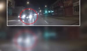 Bursa’da sollama yaparken faciadan dönüldü… Bursa’da seyir halindeki bir sürücü