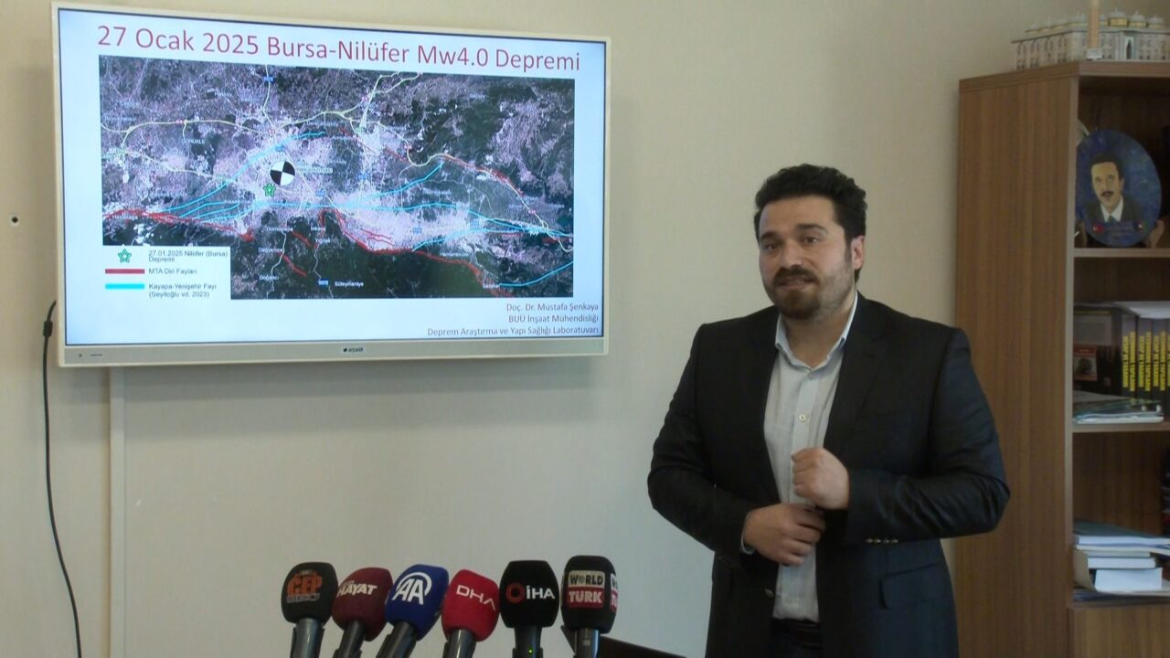 “Kayapa-Yenişehir fay hattı hakkında daha fazla çalışma yürütülmeli” Deprem sonrasın basın açıklaması gerçekleştiren BUÜ Mühendislik Fakültesi İnşaat Mühendisliği