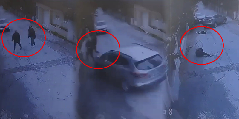 Bursa’da cinayet gibi kaza kamerada! Bursa’nın Mudanya ilçesi Bademli Mahallesi’nde diş hekimi Sezgin Ç., sokak