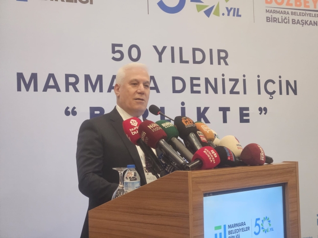Bursa’da gündem ‘Marmara Denizi’ Marmara Belediyeler Birliği’nin kuruluşunun 50. yılı kapsamında Merinos Atatürk Kongre