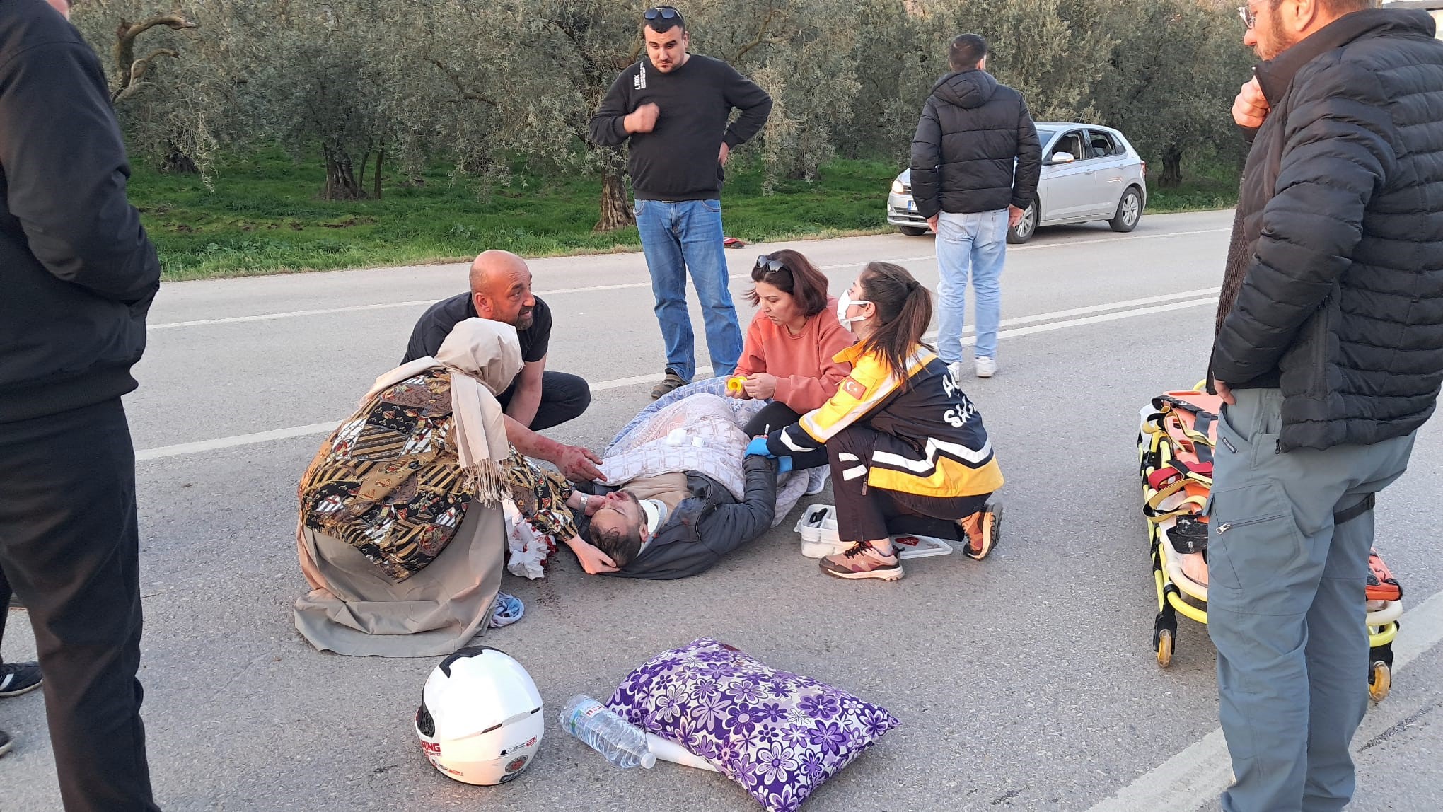 Bursa kafa kafaya kaza! Kaza, saat 18.00 sıralarında Orhangazi-İznik yolu Üreğil Mahallesi civarında meydana