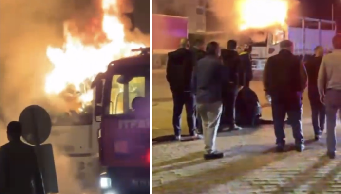 Bursa’da kullandığı kamyonu ateşe verdi! Olay, 02.00 sıralarında Kestel ilçesinde meydana geldi. Kamyon sürücüsü, henüz