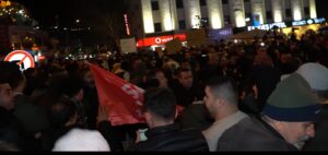 Bursa’da 19 Mart’tan itibaren devam eden protestolarda bugün sabah saatlerinde