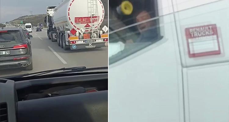 Bursa’da yol verme kavgası kamerada! Olay, İstanbul-İzmir Otoyolunda meydana geldi. İddiaya göre yol verme meselesi
