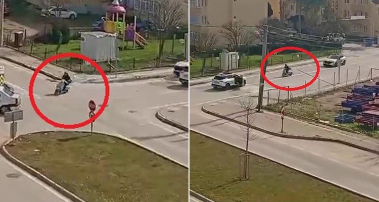 Bursa’da film sahnelerini aratmayan kovalamaca! Yaşanan kovalamaca saniye saniye kameraya yansıdı. Polis bir yandan siren