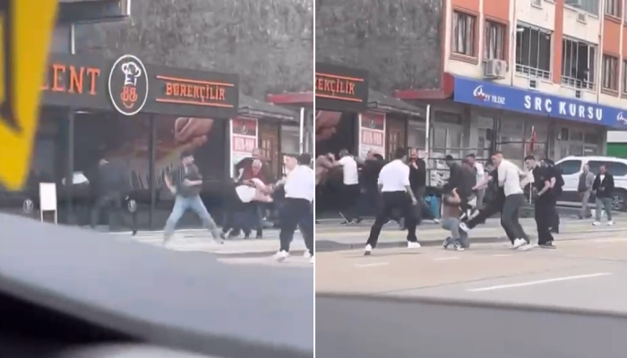 Bursa’da ortalık meydan muharebesine döndü! Olay, Gürsu ilçesi Şehit Cüneyt Yıldız Caddesi üzerinde meydana geldi.