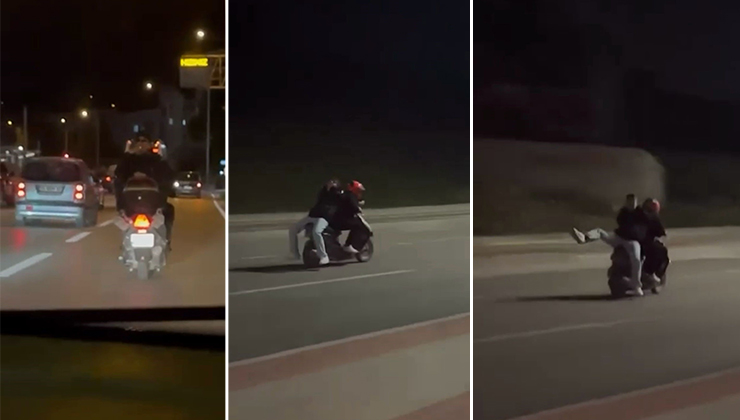 Bursa trafiğinde şaşırtan görüntüler! Olay, merkez Yıldırım ilçesi Yiğitler Mahallesi’nde meydana geldi. Sürücüsü ve