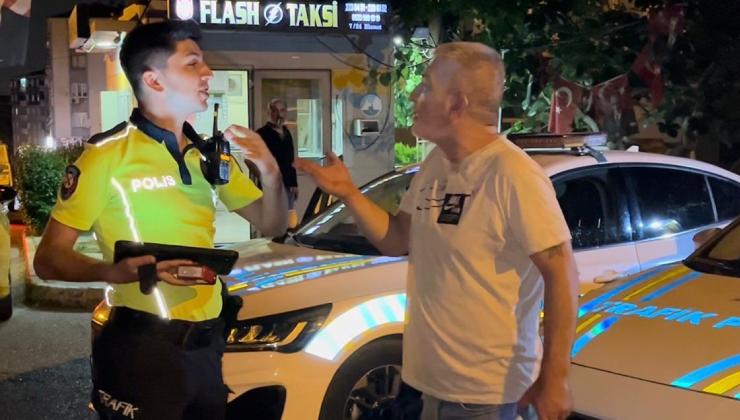 Bursa’da alkollü sürücü polisleri sabır sınavından geçirdi Bununla da yetinmeyen alkollü sürücü, olayı görüntüleyen basın mensubuna saldırdı.