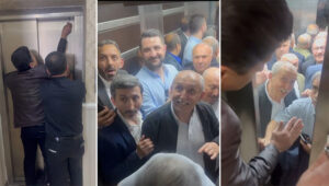 Bursa’da ilginç anlar! Cep telefonuna kaydedildi Kapıların açılmasıyla birlikte davetliler