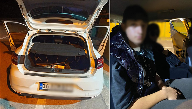 Bursa’da göçmen kaçakçılığına geçit yok! Yapılan istihbari çalışmalar sonucu İstanbul’dan Bursa’ya yabancı uyruklu şahısları taşıdığı