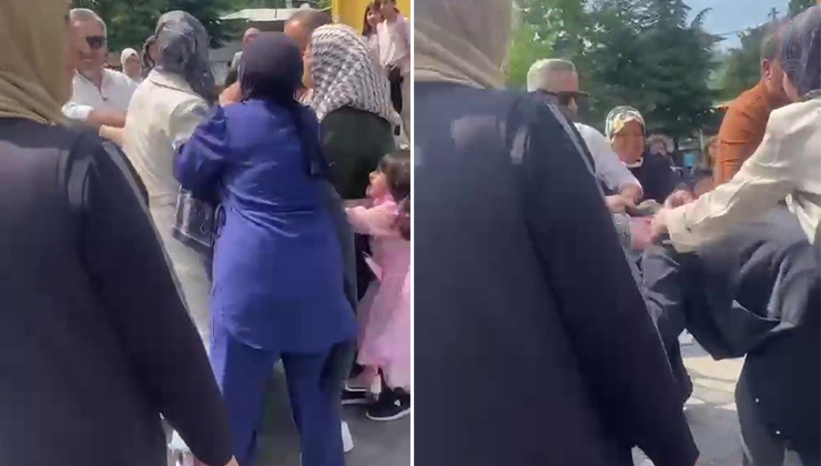 Bursa’da çocukların okuma bayramında veliler birbirine girdi Edinilen bilgiye göre, Yıldırım ilçesine bağlı Şirinevler Mahallesi’nde bulunan bir