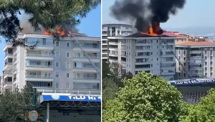 Bursa’da 6 katlı binada korkutan yangın! Yangın, Bursa’nın merkez Yıldırım ilçesi Bağlaraltı Mahallesi’nde bulunan bir sitedeki