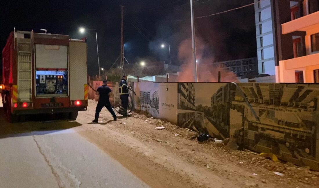 Bursa’da inşaatta yakılan ateş mahalleliyi ayağa kaldırdı Bursa'nın İnegöl ilçesinde yapımı devam eden site inşaatında bekçi tarafından