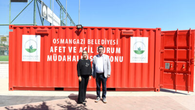 Osmangazi Belediyesi, afetlere hazırlık kapsamında Soğanlı’dan sonra ikinci Afet ve