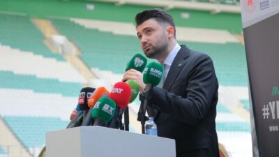 Bursaspor Başkanı Enes Çelik, Somaspor maçı sonrası kutlama yapılmayacağını açıkladı,