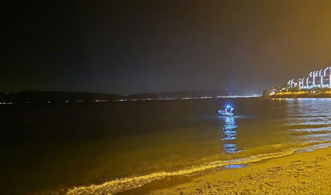 Bursa’nın Mudanya ilçesinde denize giren 35 yaşlarında yabancı uyruklu bir