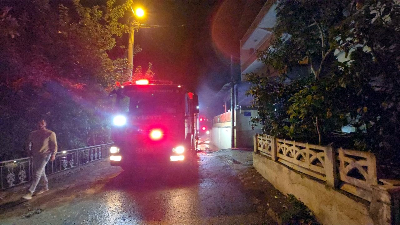Bursa'nın Mudanya ilçesi Altıntaş Mahallesi'nde üç katlı kullanılmayan binada çıkan
