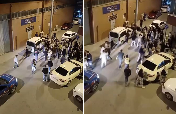 Bursa’da düğünde ortalık karıştı! O anlar kamerada Bursa'nın Yıldırım ilçesinde gerçekleşen sünnet düğününde kalabalık grup arasında kavga