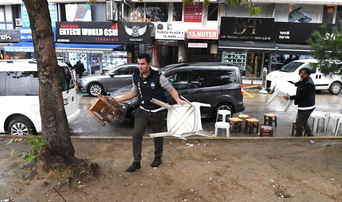 Bursa’da yol işgallerine izin yok! Osmangazi Belediyesi Zabıta Müdürlüğü’ne bağlı ekipler, kaldırım ve yolları işgal