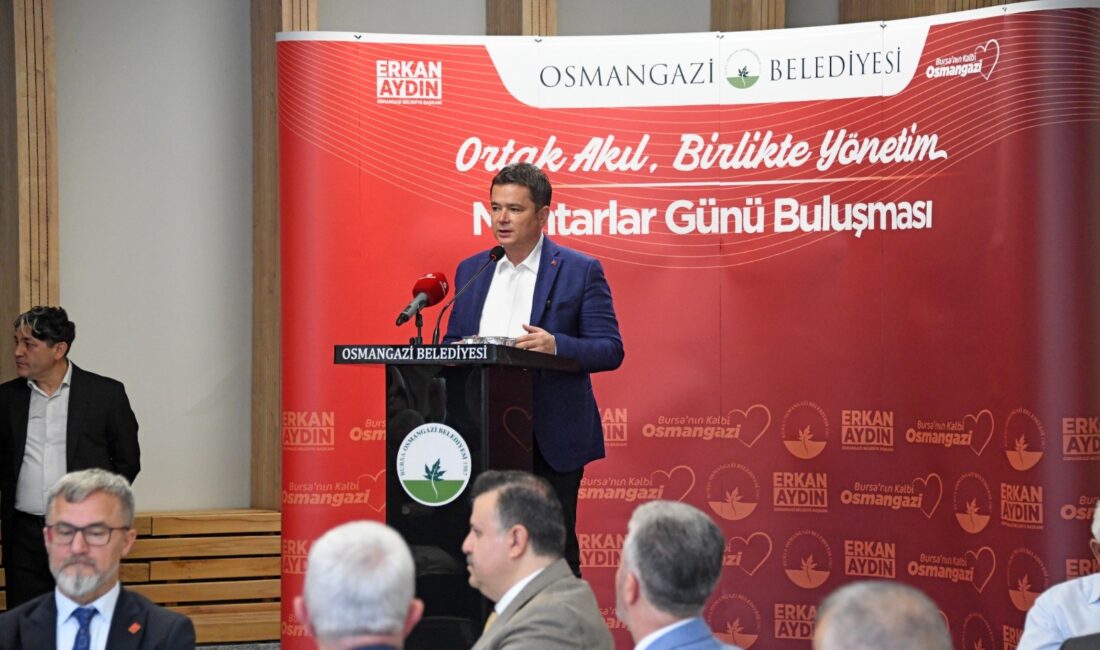 Osmangazi’de muhtarlarla 9’uncu buluşma Osmangazi Belediyesi, 19 Ekim Muhtarlar Günü vesilesiyle 136 mahalle muhtarını