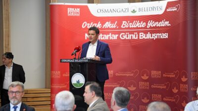 Osmangazi Belediyesi, 19 Ekim Muhtarlar Günü vesilesiyle 136 mahalle muhtarını