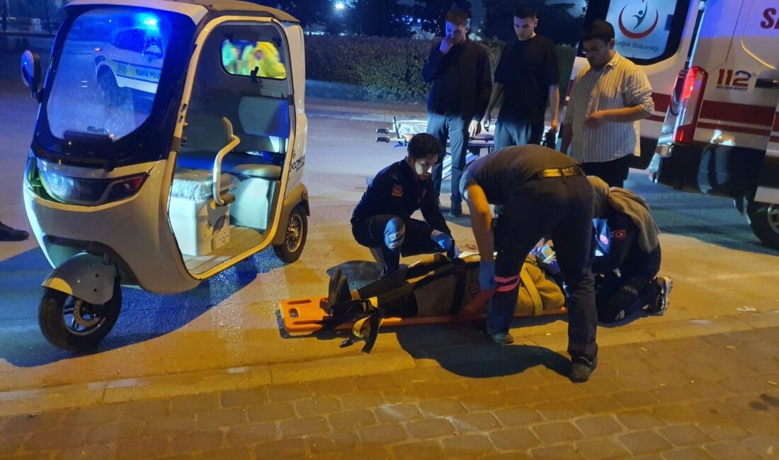 Elektrikli treeporter takla attı: 1 kişi hastaneye kaldırıldı Bursa’nın İnegöl ilçesinde, gece saatlerinde elektrikli treeporter ile tek taraflı