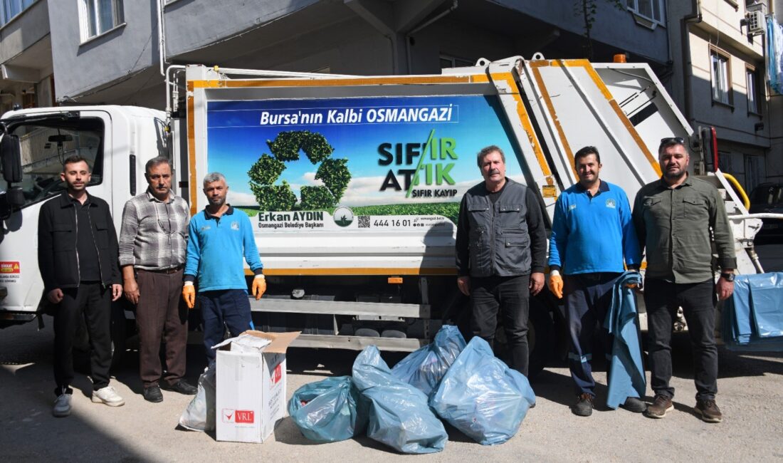 Ayda 650 ton ambalaj geri kazanılıyor Osmangazi Belediyesi, çevreye duyarlı örnek bir projeye imza atarak 136