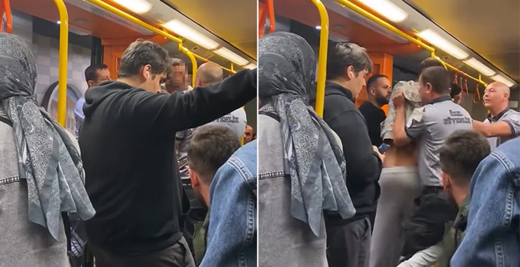 Bursa’da metro seferlerini durduran kavga! Bursa'da metroda iki yolcu arasında çıkan kavga, seferin durmasına neden