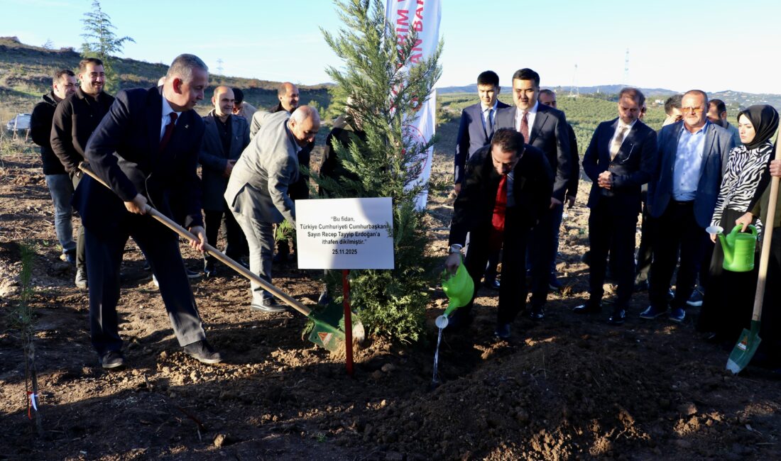 Kırgız–Türk kardeşliği hatıra ormanıyla güçlendi Mudanya Balabancık’ta Kırgız Cumhuriyeti Bursa Fahri Konsolosu Bilal Tutuş adına