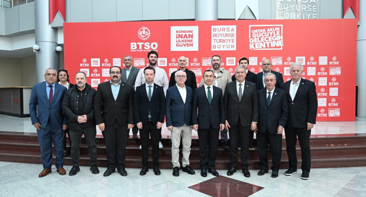 Özbekistan Büyükelçisi İlkhom Khaydarov, BTSO ziyareti sırasında Türkiye-Özbekistan ticaret hacmini