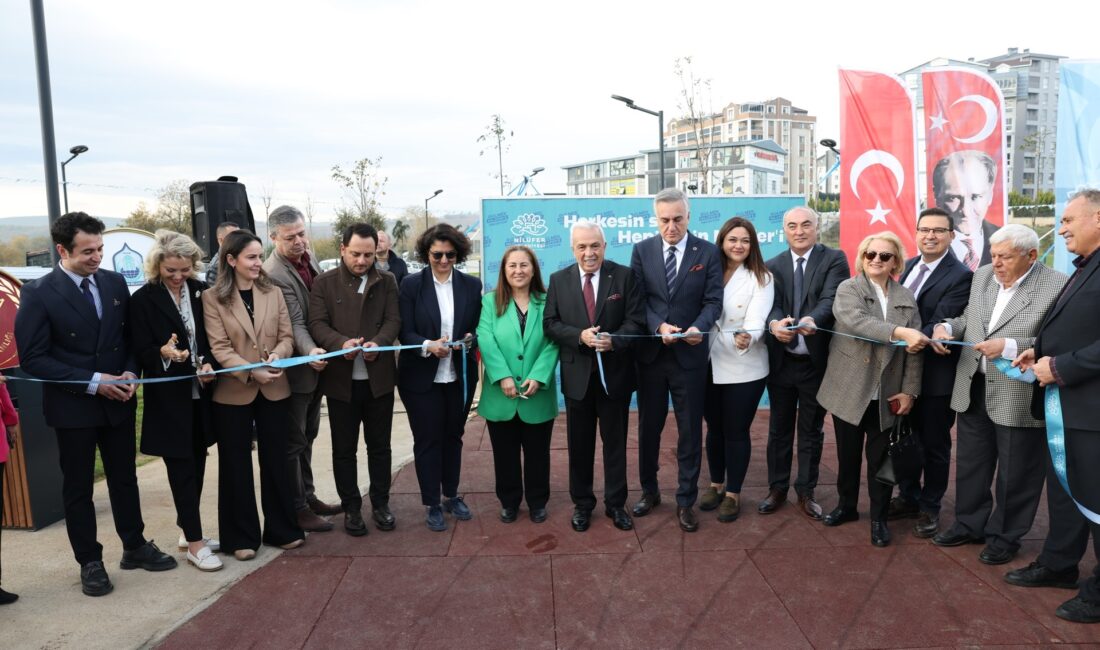 Nilüfer Belediyesi, Kızılcıklı Mahallesi’ne kazandırdığı Kardelen Parkı ve Koşu Yolu’nu
