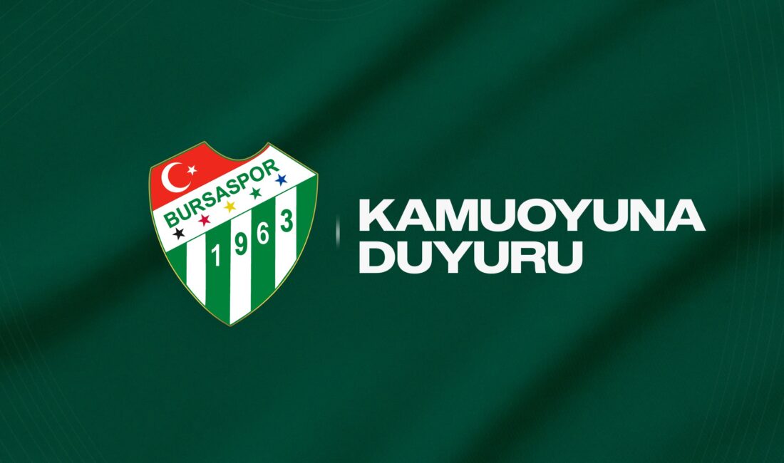 Bursaspor’dan flaş açıklama: Forma göğüs sponsoru sözünü tutmadı! Bursaspor Kulübü, bu sezon forma göğüs sponsoru olarak yer alan