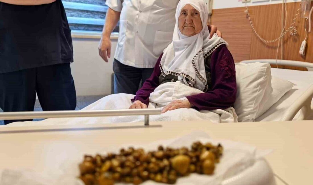 Safra kesesinden 213 taş çıktı Bursa’nın İnegöl ilçesinde yaşayan 77 yaşındaki kadının safra kesesinden 213