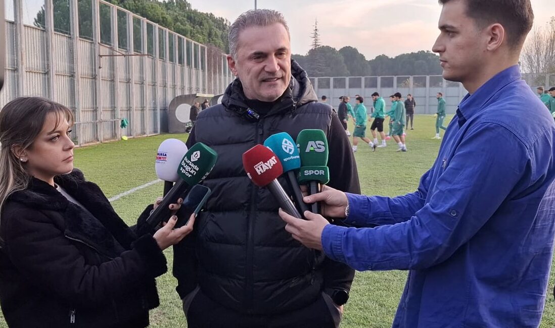 Bursaspor rehavete kapılmayacak Bursaspor Teknik Direktörü Tahsin Tam, Aliağa FK maçı öncesi yaptığı