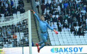 Mardin 1969 Spor deplasmanında kritik penaltı kurtarışına imza attıktan sonra