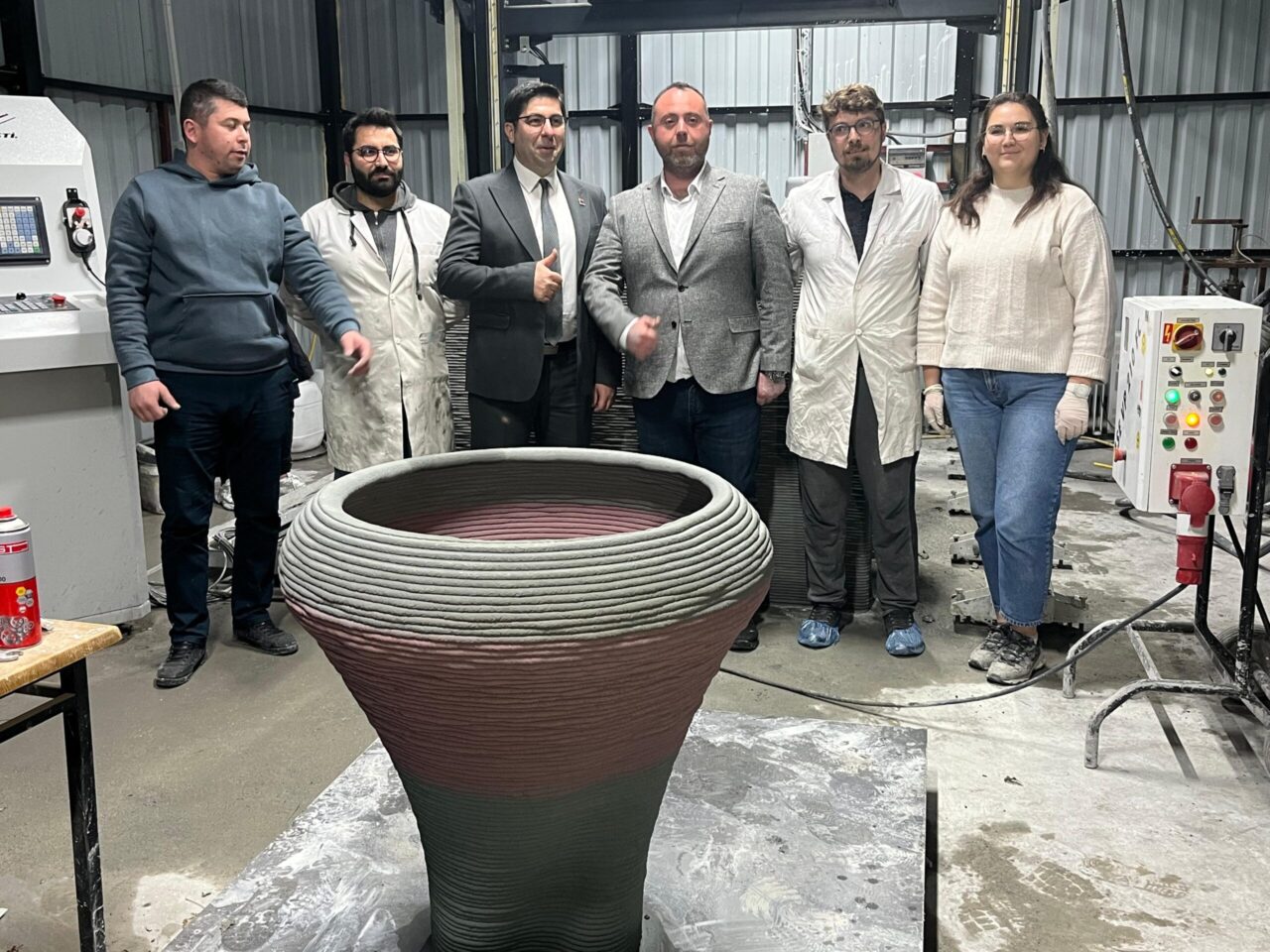 Bursa Uludağ Üniversitesi 3D beton yazıcı ile bir haftada 300