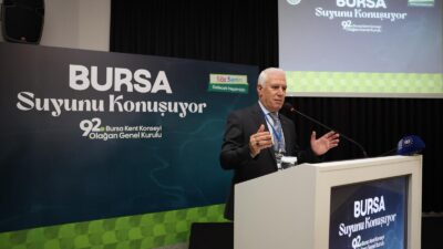 Bursa Kent Konseyi'nin ‘Bursa Suyunu Konuşuyor' temasıyla düzenlenen 92. Olağan