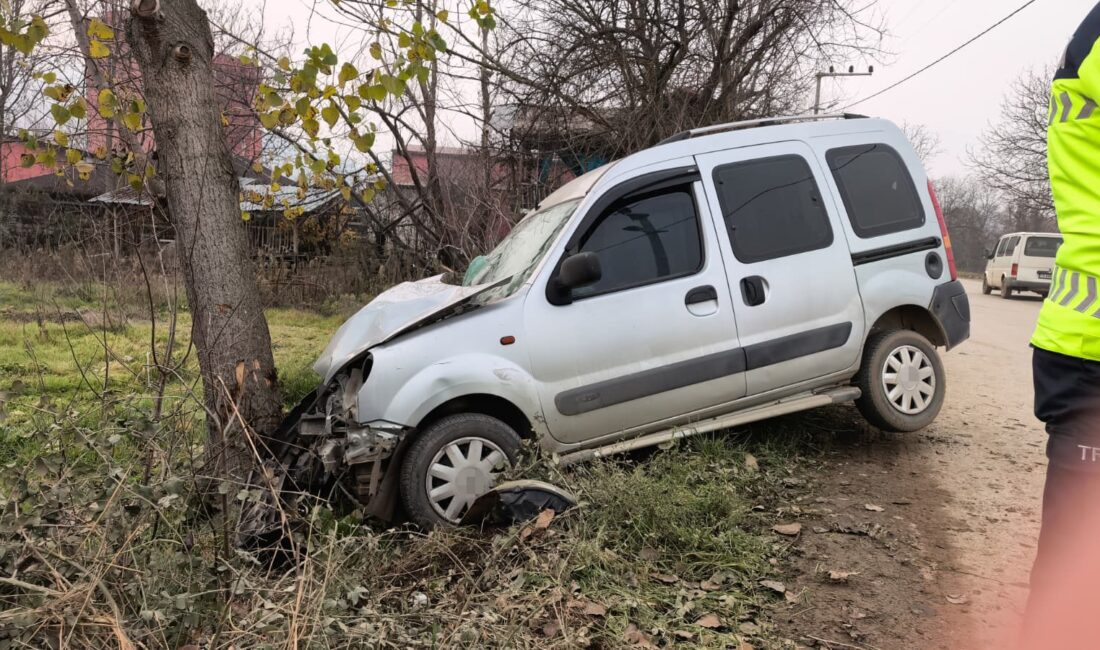 Bursa’da feci kazada sürücü anne ve çocuğu yaralandı Bursa'nın İnegöl ilçesinde kontrolden çıkan hafif ticari aracın ağaca çarptığı