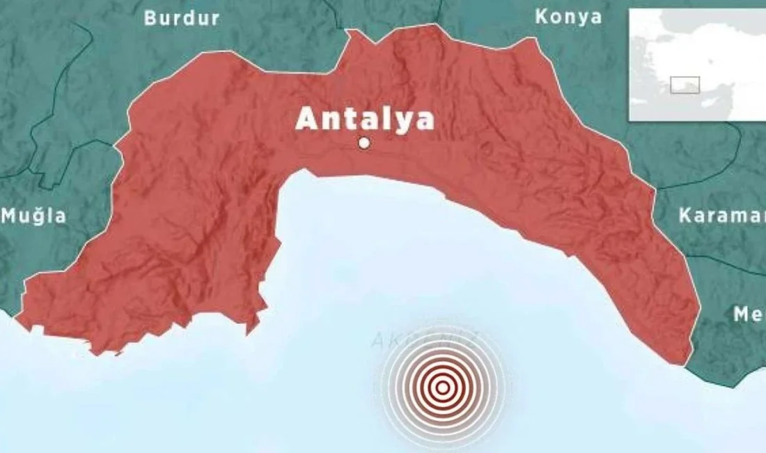 Antalya’da korkutan deprem Antalya'da çevre illerden de hissedilen 4.9 büyüklüğünde deprem meydana geldi.