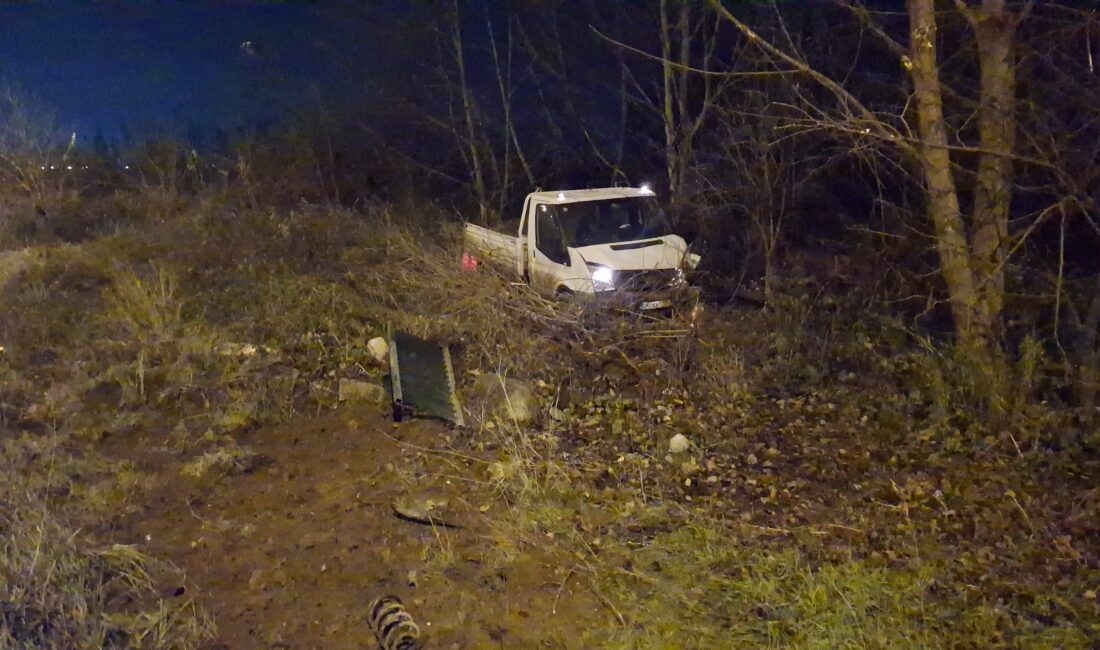 Bursa'da gece saatlerinde meydana gelen trafik kazasında, kontrolden çıkan bir
