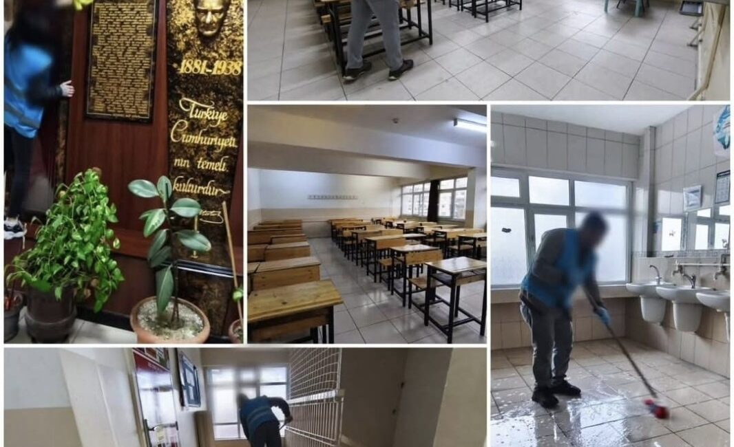 Bursa Denetimli Serbestlik Müdürlüğünden anlamlı çalışma Bursa’da bulunan Cumhuriyet Anadolu Lisesi, denetimli serbestlik yükümlüleri tarafından yapılan