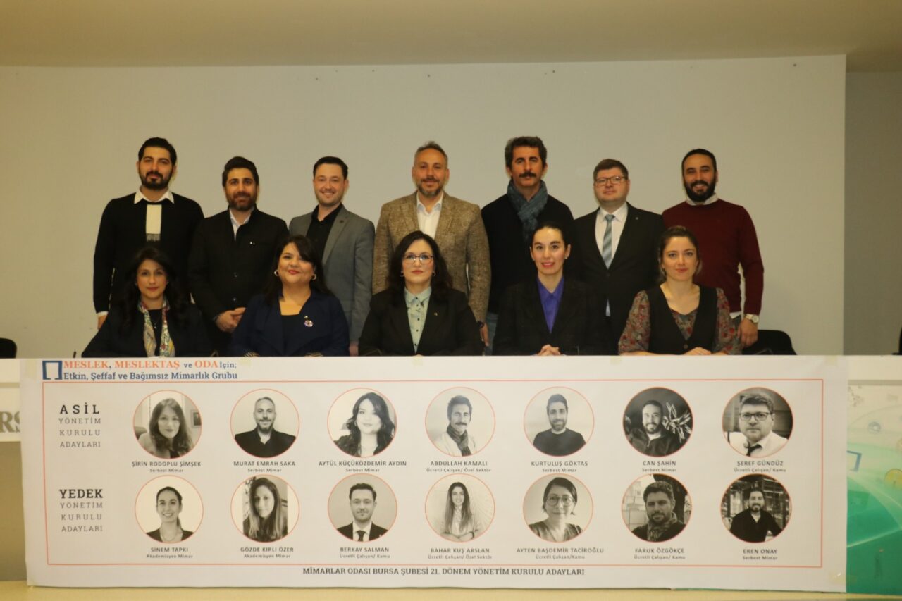 TMMOB Mimarlar Odası Bursa Şubesi’nde 24-25 Ocak 2026 tarihlerinde yapılacak