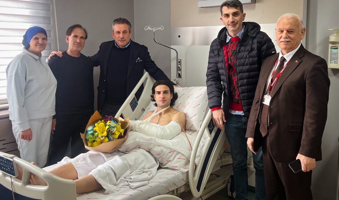 Bursasporlu Baran Başyiğit ameliyat oldu Bursaspor’un 1461 Trabzon FK ile deplasmanda oynadığı maçta kolu kırılan