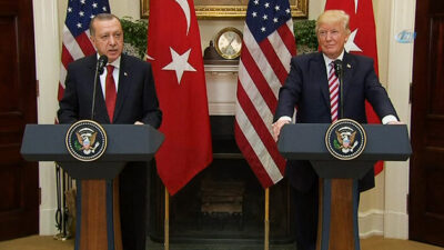 Cumhurbaşkanı Recep Tayyip Erdoğan, ABD Başkanı Donald Trump ile telefon
