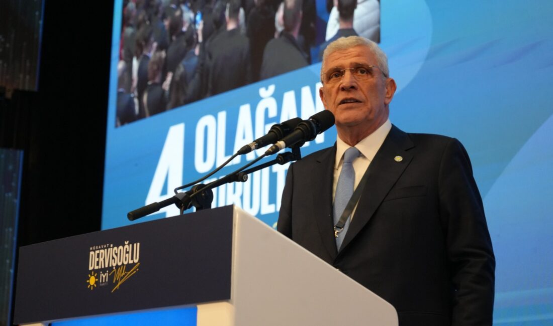 İYİ Parti’de Dervişoğlu yeniden genel başkan seçildi İYİ Parti'nin 4. Olağan Kurultayı’nda Müsavat Dervişoğlu yeniden genel başkan