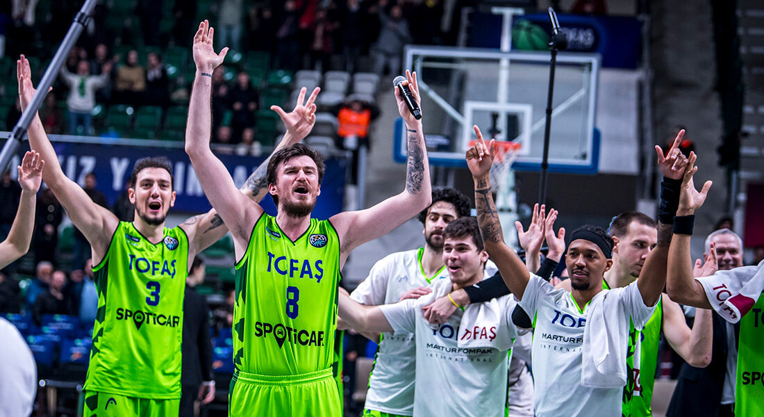 TOFAŞ son 16 biletini kaptı Tofaş Basketbol Takımı, Basketbol Şampiyonlar Ligi play-in eleme turu serisi